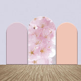 Aperturee - Light Purple Pink Floral Party Arch Backdrop Kit